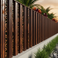 Système de clôture de sécurité en aluminium décoratif avec un design moderne pour usage résidentiel et commercial