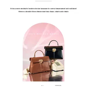 XIYIMU Custom Bag Designer Bag Multifunction Leather Kely Tote With Horseshoe Buckle Crossbody Shoulder Bag