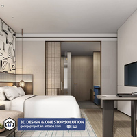 Projet européen de meubles d'hôtel en gros Chambre d'amis Armoire Base de lit Tête de lit Chaise Canapé Liquidation Hôtel Meubles de chambre à coucher