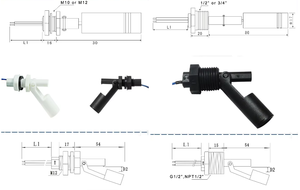 เซ็นเซอร์วัดระดับของเหลวอุตสาหกรรม KOLAS FAST-47LP-F30 แบบแม่เหล็กชนิดรีดสวิตช์ พร้อมลูกบอลลอย ติดตั้งแบบขันสกรู ผลิตในกวางตุ้ง - Product Image 4