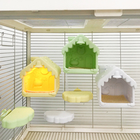 Vendre une nichoir en plastique pour perroquets, nichoir suspendu pour oiseaux, nichoir pour perroquets avec perchoir, abri pour oiseaux pour perroquets