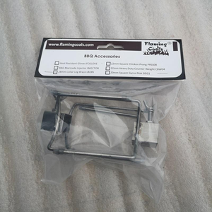 Venta al por mayor <span class=keywords><strong>de</strong></span> fábrica: Nuevo juego <span class=keywords><strong>de</strong></span> 2 tenedores grandes <span class=keywords><strong>de</strong></span> acero inoxidable <span class=keywords><strong>de</strong></span> 22 mm con 4 puntas para asar pollo y accesorios <span class=keywords><strong>de</strong></span> barbacoa <span class=keywords><strong>de</strong></span> grado alimenticio. - Product Image 6