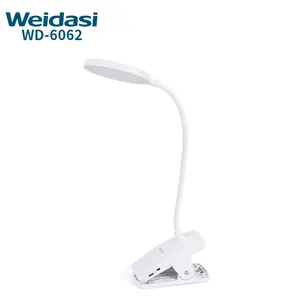 Weidasi Зажимная лампа на usb Светодиодная лампа для чтения с диммером