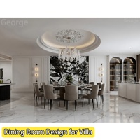 Conception d'intérieur de maison personnalisée de style moderne et luxueux, rendu 3D pour toute la maison, services de conception d'intérieur à guichet unique