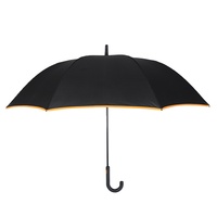 Parapluie droit en plastique de couleur personnalisé avec logo de marque vintage Tianwei, nouvelle invention populaire, résistant au vent