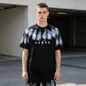 Ensembles de t-shirts grande taille pour hommes, ensembles deux pièces à manches courtes 480 g/m² pour hommes, 100 % coton éponge, ensembles décontractés d'été pour hommes - Product Image 5