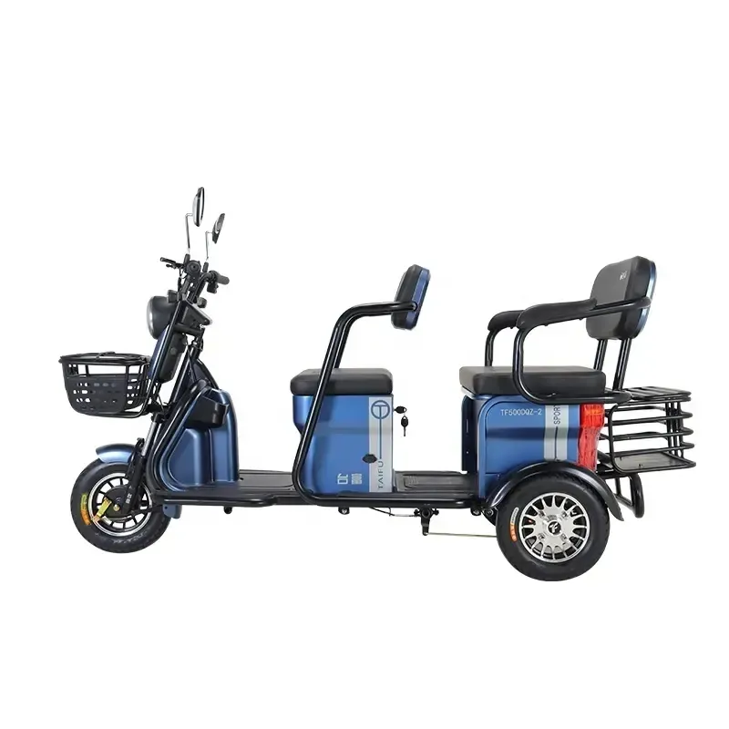 Suministro de fábrica, triciclo, bicicleta eléctrica, triciclos para adultos, Scooter Eléctrico de movilidad de 3 ruedas