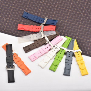 <span class=keywords><strong>Correa</strong></span> de reloj de goma TPU 20mm 22mm 24mm 26mm correas de reloj para reloj mecánico <span class=keywords><strong>Panerai</strong></span> hombres mujeres - Product Image 2