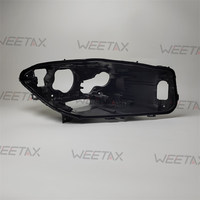 Carcasa de Faro Delantero Weetax Auto Parts, Material PP, Base Trasera Negra, LED Completo para F10 2011-2016