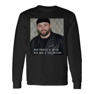 Que Dieu ne permette à un garçon blanc d'acheter un t-shirt à manches longues Lil Motion - Product Image 1