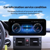 Reproductor de Audio y Video para Automóvil con Android 14 de 10.25 Pulgadas, 8+128 GB, CarPlay, Android Auto, WiFi, DSP, para Mercedes GLK X204 NTG4.5