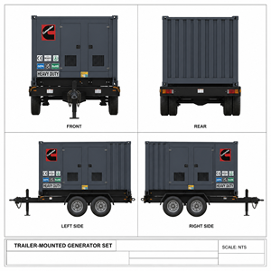 Groupe électrogène diesel super silencieux Cummins Weichai Yuchai SDEC SHANGCHAI 40 kW |   Générateur robuste de 50 kVA pour applications industrielles - Product Image 6