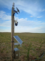 Station météorologique automatique agricole avec pluviomètre, sortie RS485, vitesse et direction du vent par ultrasons, température de l'air, humidité