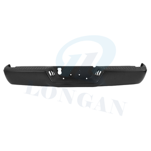 Pare-chocs arrière noir d'usine chromé barre de taureau arrière avec é<span class=keywords><strong>vent</strong></span> de trou de <span class=keywords><strong>Radar</strong></span> pour Dodge RAM 2009-2018 1500 - Product Image 3