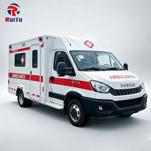 I VECO Ousheng 4x4 <span class=keywords><strong>Ambulance</strong></span> de type fourgon Diesel 4 roues motrices <span class=keywords><strong>Ambulance</strong></span> d'urgence ICU avec système de maintien de la vie pour les services médicaux urbains - Product Image 1