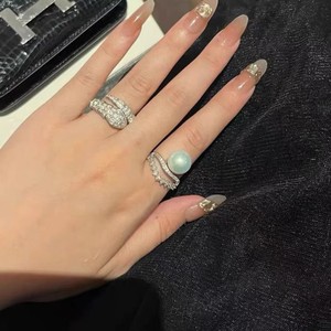 Base para Anillo de Plata S925 con Espacio para Perlas de 10-13mm, Accesorio para Joyería de Plata, Base para Anillos de Diamantes - Product Image 2