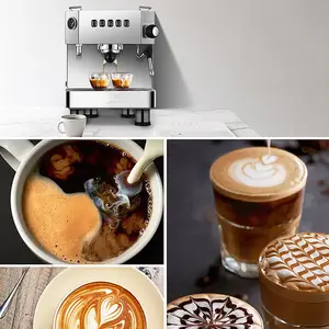 קלאסי איטלקי חצי אוטומטי cafetera חלב מסנן ביצוע expresso spresso ידנית מסנן להכנת אספרסו מכונת קפה