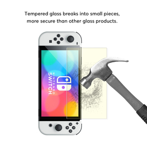 Venditore caldo 2.5D 9H pellicola di vetro Anti-luce blu per interruttore nintendo 2021 Oled protezione dello schermo - Product Image 4