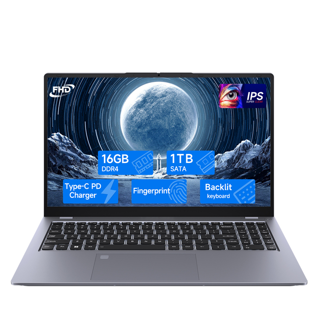 15.6 Inch Laptop 12 Core Intel I5 16GB DDR4 512GB SSD Octa Core 1920*1080 IPS Education Laptop Notebook for Student