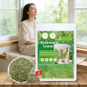 Tè alle Erbe Premium di Foglie di Rosmarino Naturale - 2g*30 Confezioni Singole 60g - Concentrazione Mentale Antiossidante - Bevanda per Concentrazione in Ufficio - Product Image 1