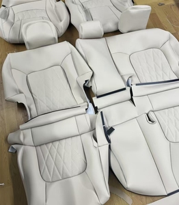 Dos Chất Lượng Cao Kim Cương Ban Đầu Thiết Kế Tùy Chỉnh Phù Hợp PU Da Xe Ghế Bao Gồm Cho Toyota Land Cruiser <span class=keywords><strong>200</strong></span> 2016 2021 GX/<span class=keywords><strong>Gxr</strong></span>/Vxr - Product Image 6