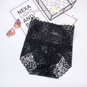 <strong>Women's</strong> High-Waist Tummy Control Knitted <strong>Seamless</strong> Briefs Large Size Cross-Border Foreign Trade Summer Hollow <strong>Underwear</strong> - Product Image 6