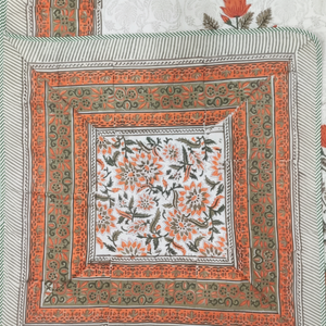 100% algodón Jaipur bloque de mano impreso cama individual Dohar hecho a mano tradicional hecho a mano algodón suave Reversible Dohar - Product Image 1