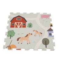 Tapis de jeu pour bébé en EVA sans phtalates Hydefoam, impression par transfert, pour les importateurs de produits maternels et infantiles, OEM pris en charge