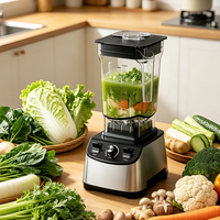 Licuadora Eléctrica de Alta Resistencia RANBEM 2 en 1, Máquina para Hacer Fufu, 2200W, 2L, Velocidad Variable, Multifuncional, Trituradora de Smoothies, Uso Doméstico y Comercial