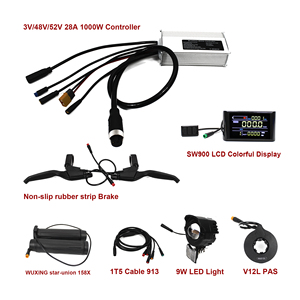 Controlador de bicicleta eléctrica EBKE 28A 48V 52V 750W 1000W Compatible con BAFANG G062 HUB Motor TFT SW900 o 808X NFCDisplay - Product Image 2