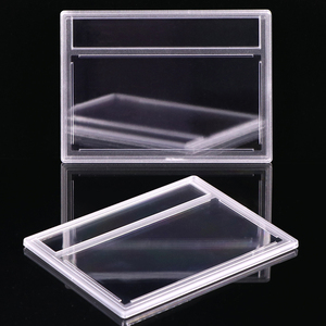 SUNSHING Simple GPPS Postage Stamp <b>Display</b> <b>Case</b> Holder for Graded Slab Banknote Currency for Clear Transparent - Product Image 5