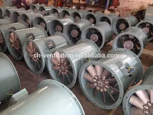 Ventilatore assiale con pale in alluminio industriale da 710mm come ventilatore da parete