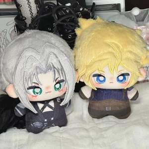 Anime Final Fantasy 7 Claude Safiros attributo 10cm bambola di cotone stella marina Unisex peluche ricamato tecniche accessori per feste - Product Image 5