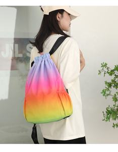 Nueva <span class=keywords><strong>mochila</strong></span> con cordón de dos colores Tie Dye, <span class=keywords><strong>mochila</strong></span> impermeable de gran capacidad para baloncesto, bolsas de Fitness para viajes al aire libre - Product Image 4