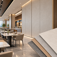 Panneau mural en PVC cristal de carbone 8 mm, antibactérien, ignifuge, imperméable, résistant à l'huile, pour restaurant et intérieur commercial