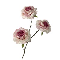 Bouquet de fleurs artificielles haut de gamme en soie, idéal pour les fiançailles, centres de table et décorations de salle de mariage
