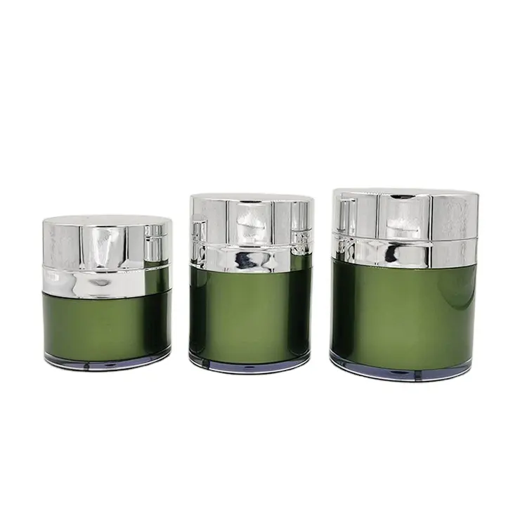 Fabriek Koop Diverse Veel Gebruikt Luxe Groen Gekleurde 30G Gezicht Crème Lege Container Recycle Pp Body Cream Jar