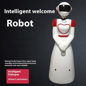 Grand <span class=keywords><strong>robot</strong></span> intelligent multifonctionnel pour hôtels, restaurants, services de restauration, accueil, esthéticiennes, serveurs, dialogue vocal - Tout neuf - Product Image 5