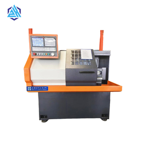 Küçük düz yatak Mini torna ve kesme CK6130 Mini Torno Cnc torna makinesi 4-pozisyon elektrikli alet pil paketi dinlenme manuel punta - Product Image 1