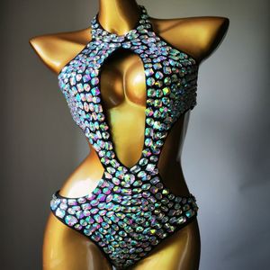 NEW Rhinestone Bikini Set Women Bling <strong>Diamante</strong> Carnival <strong>Bra</strong> Sexy Jewelry Crystal Bikini Women Swimwear - Product Image 4