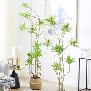 ต้นไม้เทียมทำจากผ้าไหมสัมผัส<span class=keywords><strong>แท้</strong></span>สำหรับการตกแต่งบ้านและการเดินทางของตกแต่งในร่มที่หรูหรา - Product Image 6