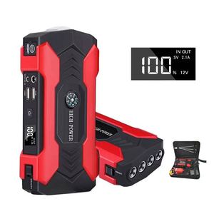 Arrancador de Emergencia para Automóvil de 12 Voltios, <span class=keywords><strong>Banco</strong></span> de Energía Portátil, Paquete de Arranque, Potenciador de Batería de Emergencia para Automóvil - Product Image 4