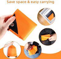 Sac de sport promotionnel personnalisé en polyester recyclé imperméable avec cordon de serrage et motif de lettres logo