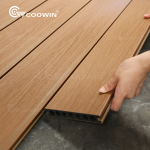 European Modern Wpc Decking Teak Co-Extrusion Brushed Acacia Wood <strong>Pvc</strong> Waterproof Indoor Outdoor Garden <strong>Floor</strong> Wood Plastic - Product Image 5
