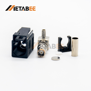 Conector Hembra Negro Fakra A para Cable Coaxial de Radio de Coche RG316 RG174, Alta Frecuencia RF - Product Image 3