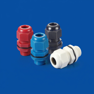 ตัวเชื่อมสายเคเบิลกันน้ำ KSS IP65 PG วัสดุไนลอน 66 / ได้รับการรับรองมาตรฐาน CE สำหรับการใช้งานแรงดันต่ำ - Product Image 1