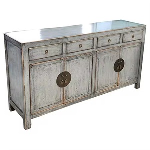 Phong cách Truyền Thống Trung Quốc rắn gỗ Tủ sideboards phòng khách Tủ Retro trang trí tủ cho ăn uống ứng dụng - Product Image 4