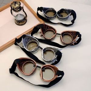 Nouvelles lunettes rétro punk steampunk pour Halloween, accessoires de déguisement pour fête et cosplay - Product Image 4