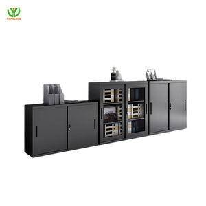 Yinלונג במשרד אחסון מתכת ארון קבצים מתכתיים ארון 2 דלתות ארון פלדה עם מדפים מתכווננים - Product Image 2