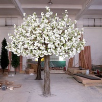 Ornement de mariage Soie Floral Simulation Arbre Artificiel Grand Arbre De Fleurs De Cerisier Pour La Conception Décoration D'événement
